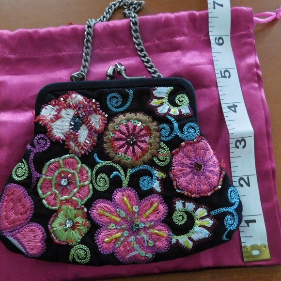 Vera Bradley 25th Anniversary small bead bag - Picture 5 of 6